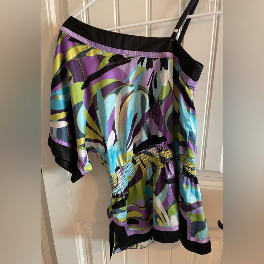 Iz Byer Multicolor Abstract Dress - Picture 2 of 3